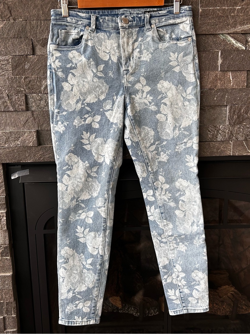 BlankNYC “The Bond” Floral Print Mid-Rise Skinny Jeans - Size 28